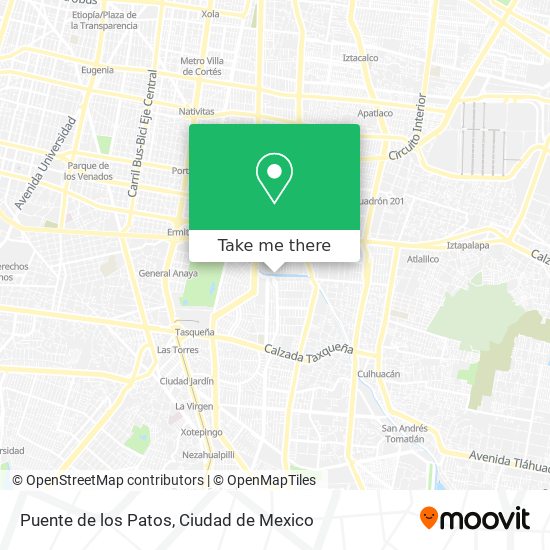 Mapa de Puente de los Patos