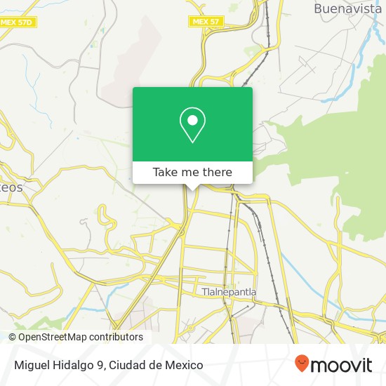 Miguel Hidalgo 9 map