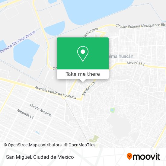 San Miguel map