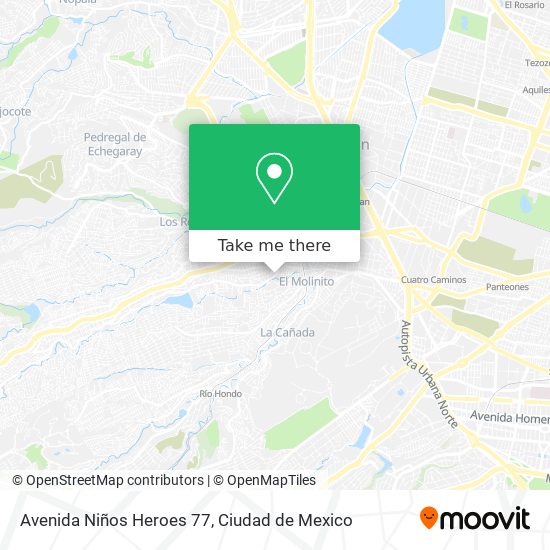 Mapa de Avenida Niños Heroes 77