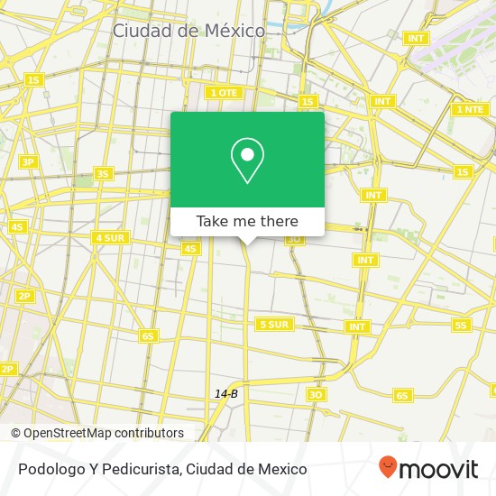 Mapa de Podologo Y Pedicurista