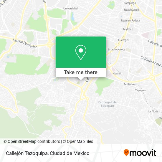 Callejón Tezoquipa map