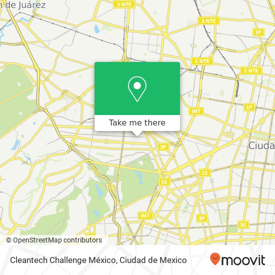 Cleantech Challenge México map