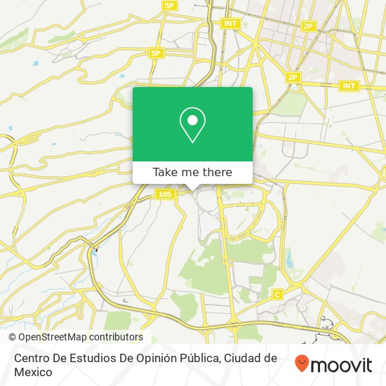 Centro De Estudios De Opinión Pública map
