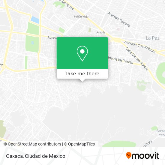 Oaxaca map