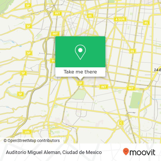 Auditorio Miguel Aleman map