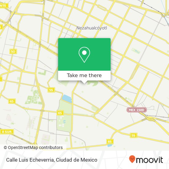 Mapa de Calle Luis Echeverria