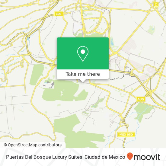 Puertas Del Bosque Luxury Suites map