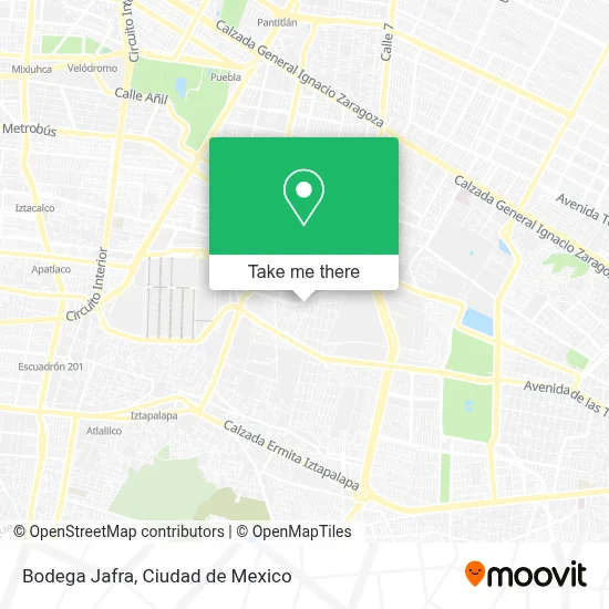 Bodega Jafra map