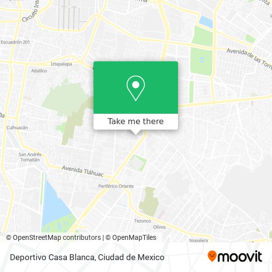 Deportivo Casa Blanca map