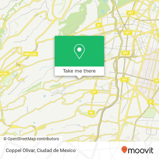 Coppel Olivar map