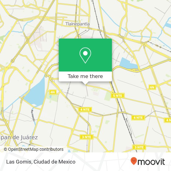 Las Gomis map