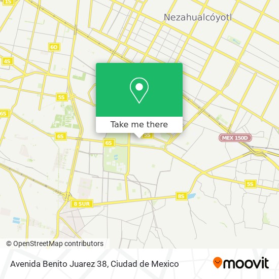 Mapa de Avenida Benito Juarez 38