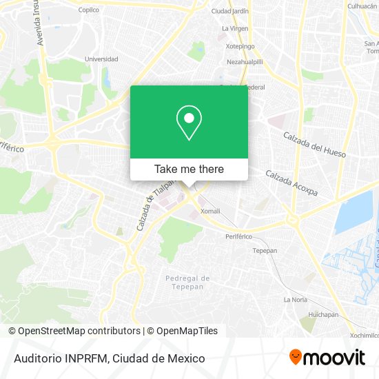 Mapa de Auditorio INPRFM