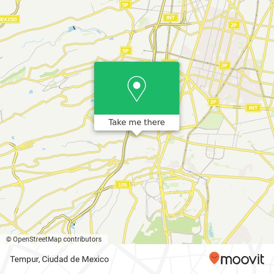 Tempur map