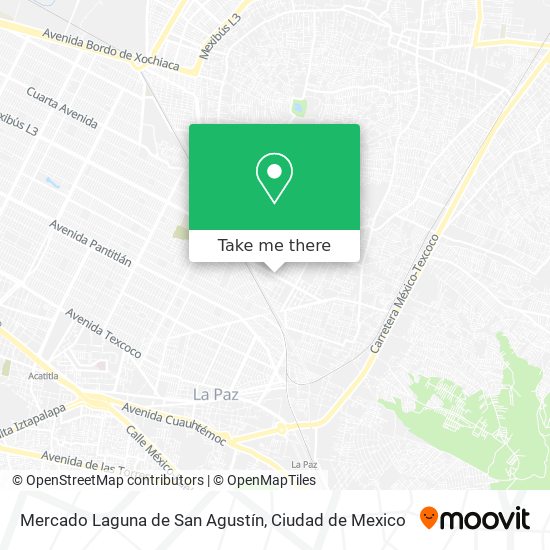 Mapa de Mercado Laguna de San Agustín