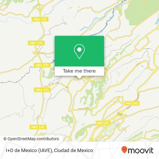 I+D de Mexico (IAVE) map