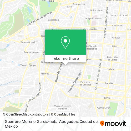 Guerrero Moreno García-Isita, Abogados map