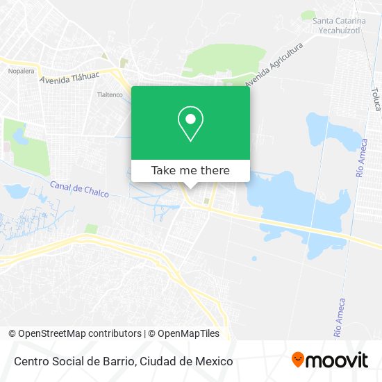 Mapa de Centro Social de Barrio