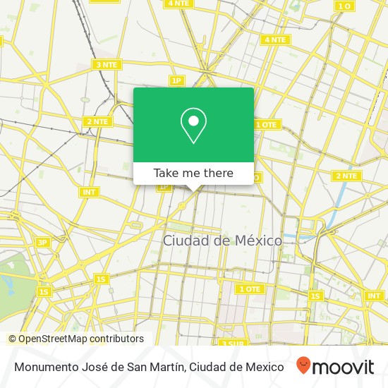 Monumento José de San Martín map