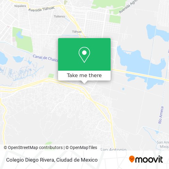 Colegio Diego Rivera map