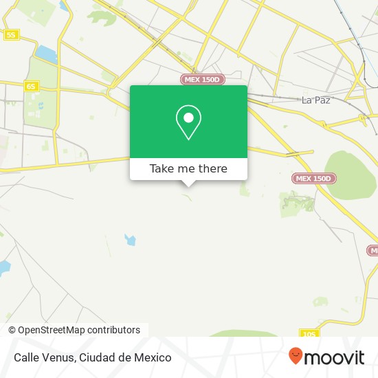 Calle Venus map