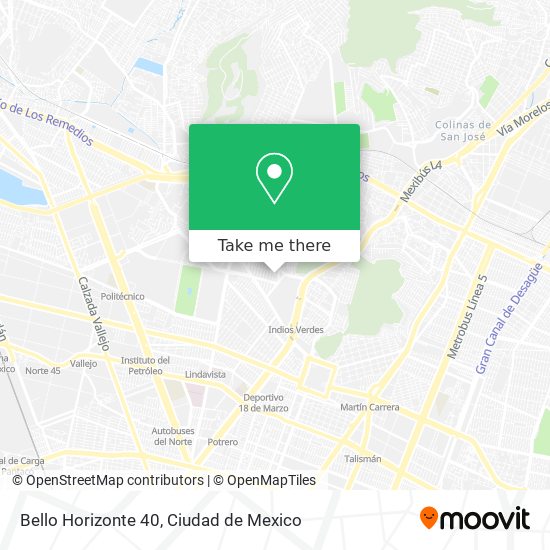 Bello Horizonte 40 map