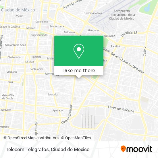 Mapa de Telecom Telegrafos