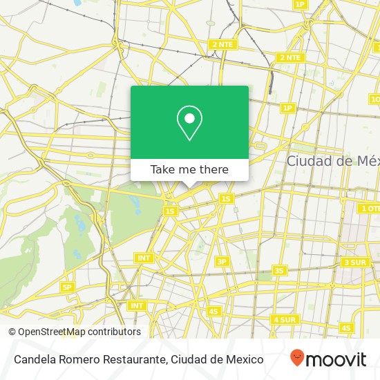 Candela Romero Restaurante map