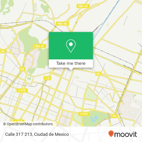 Calle 317 213 map