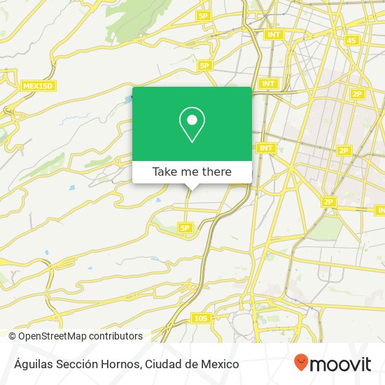 Mapa de Águilas Sección Hornos