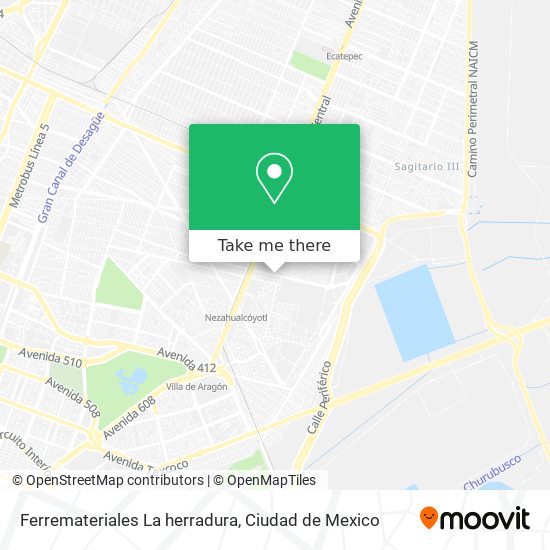 Mapa de Ferremateriales La herradura