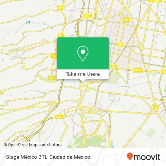 Stage México BTL map