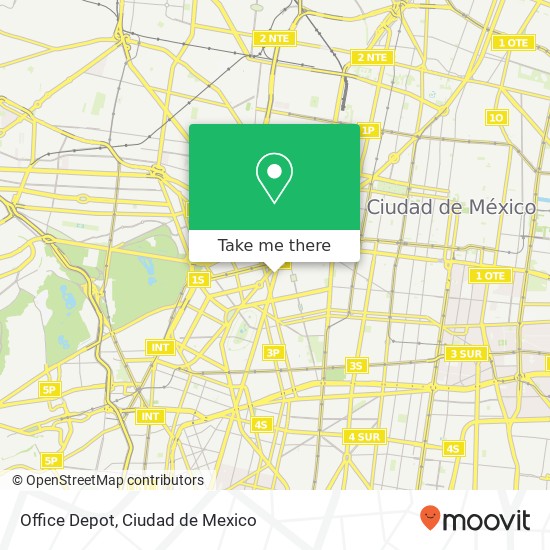 Mapa de Office Depot