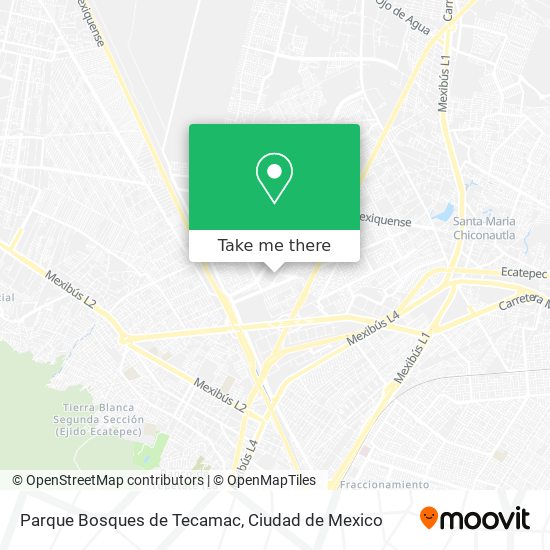 Parque Bosques de Tecamac map