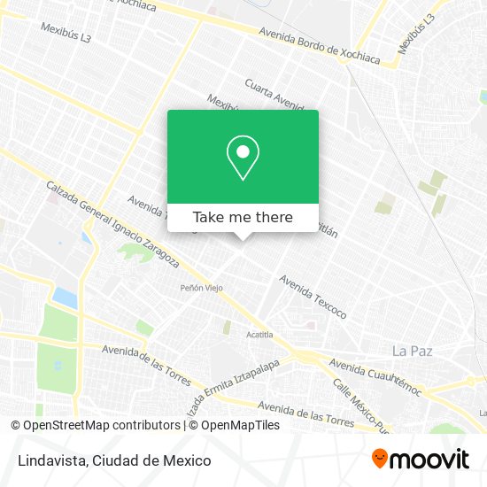 Mapa de Lindavista