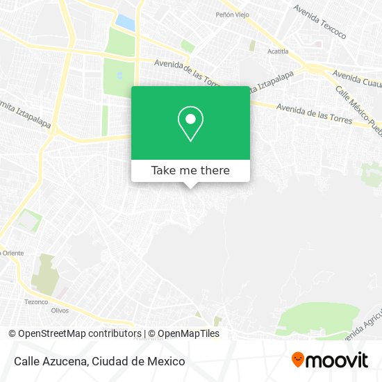 Mapa de Calle Azucena