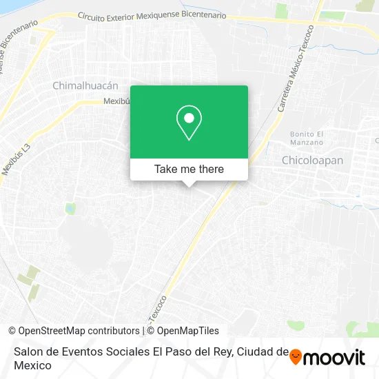Salon de Eventos Sociales El Paso del Rey map