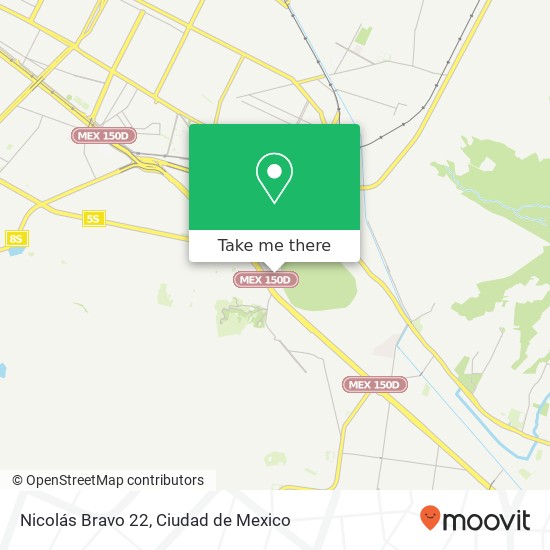 Nicolás Bravo 22 map