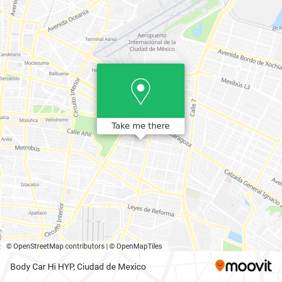 Mapa de Body Car Hi HYP