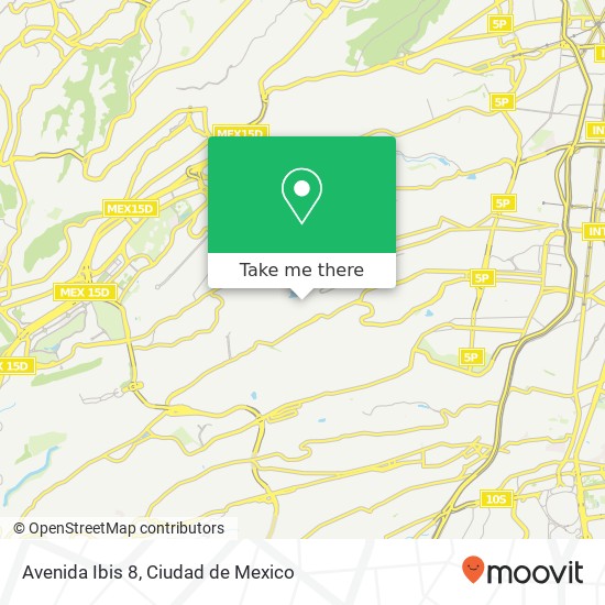 Avenida Ibis 8 map