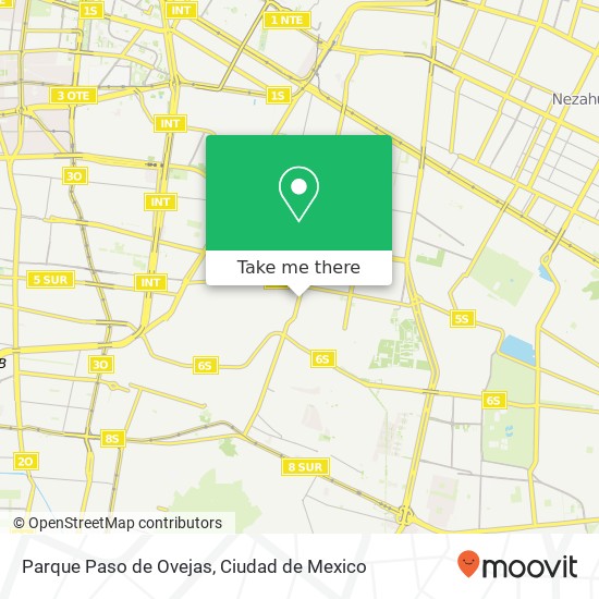 Mapa de Parque Paso de Ovejas