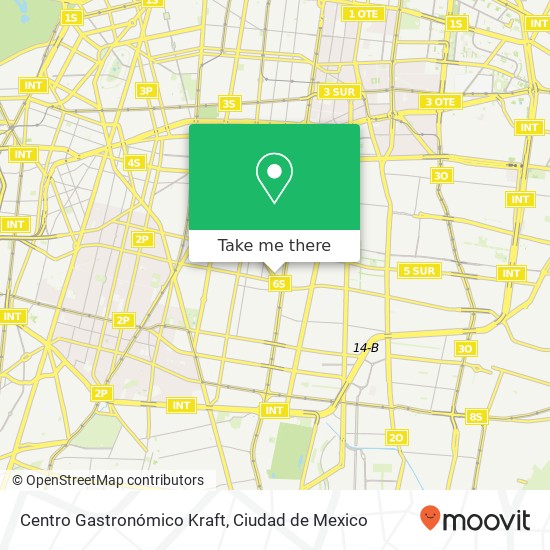 Mapa de Centro Gastronómico Kraft