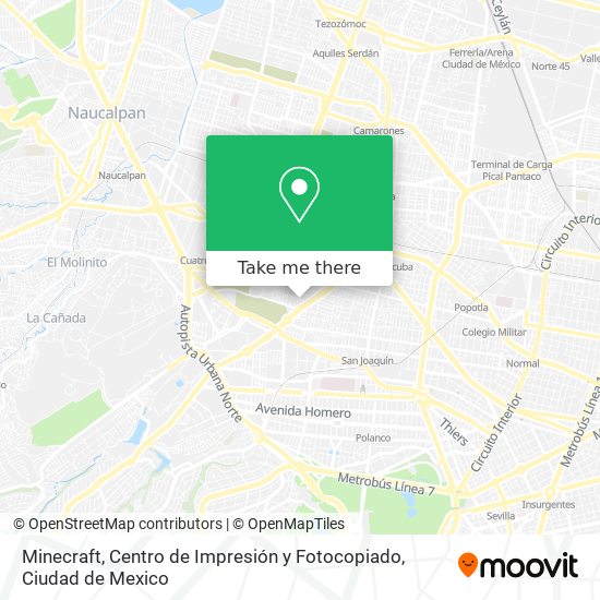 Minecraft, Centro de Impresión y Fotocopiado map