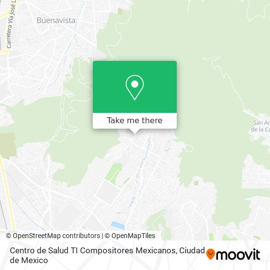 Centro de Salud TI Compositores Mexicanos map