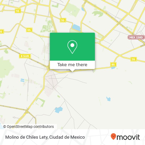 Mapa de Molino de Chiles Lety