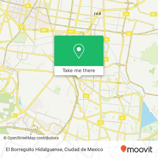 El Borreguito Hidalguense map