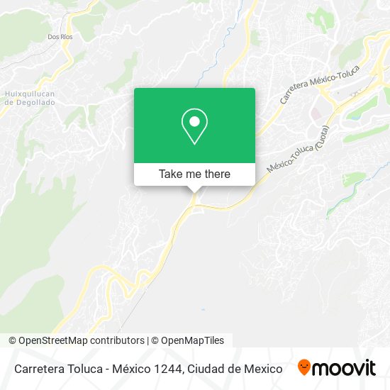 Carretera Toluca - México 1244 map