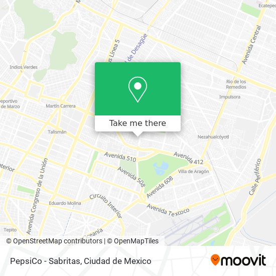 PepsiCo - Sabritas map