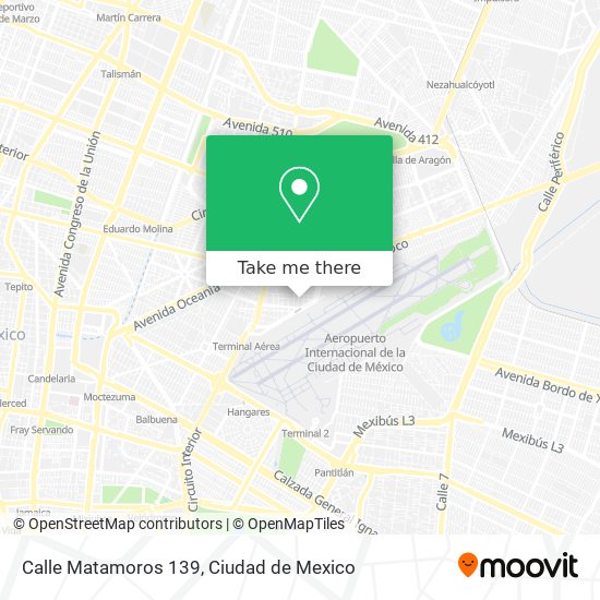 Calle Matamoros 139 map